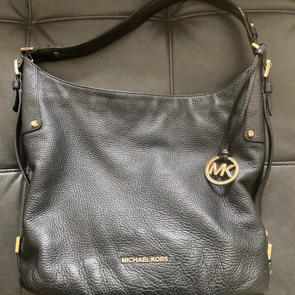 Black Leather Michael Kors handbag